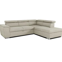 Daytona Ecksofa rechts - verstellbare Rückenlehnen - beige