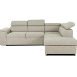 Daytona Ecksofa rechts - verstellbare Rückenlehnen - beige