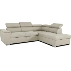 Daytona Ecksofa rechts - verstellbare Rückenlehnen - beige