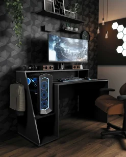 Desk Access | 137,7 x 67,1 x 94 cm | Schwarz