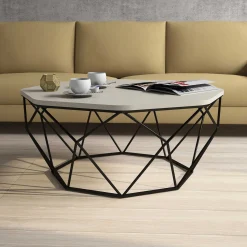 Diamond Couchtisch | 100 % MELAMIN | Creme
