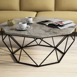 Diamond Couchtisch | 100 % MELAMIN | Weiß