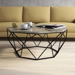 Diamond Couchtisch | 100 % MELAMIN | Weiß