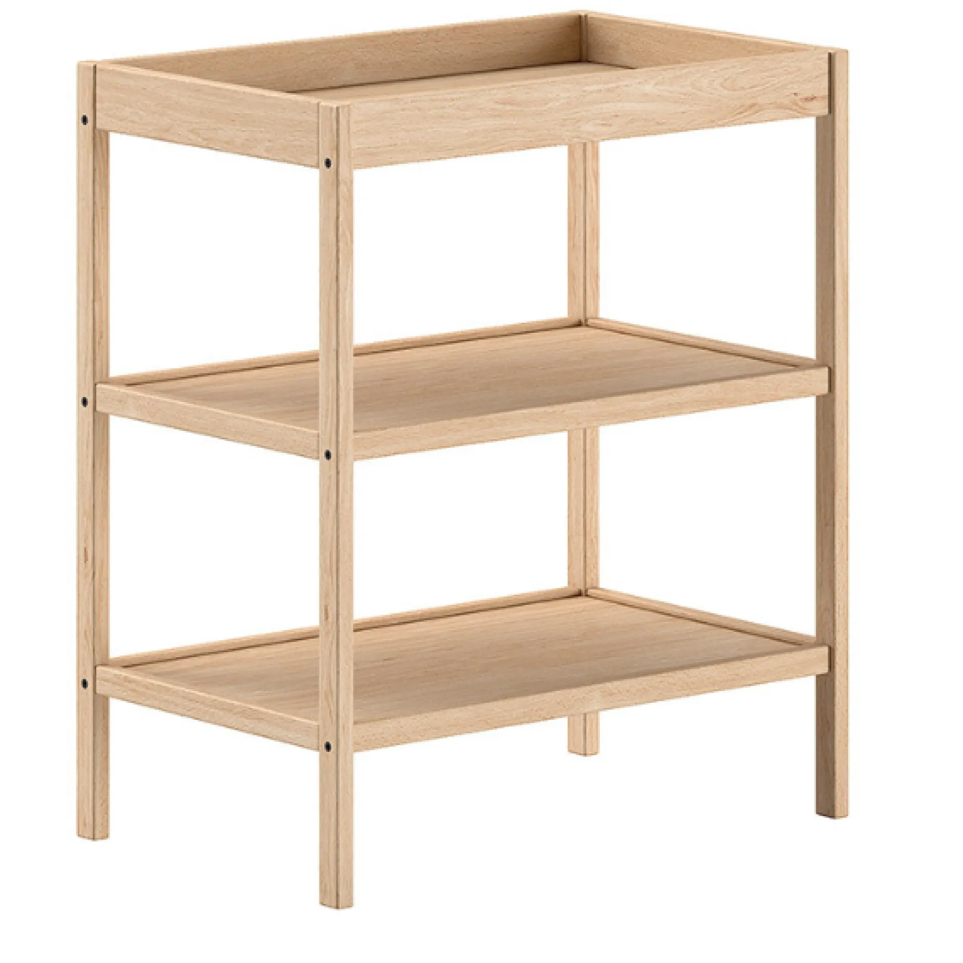 DinoBabyzimmer : Babybett 60x120cm und Wickeltisch - Kiefernholz