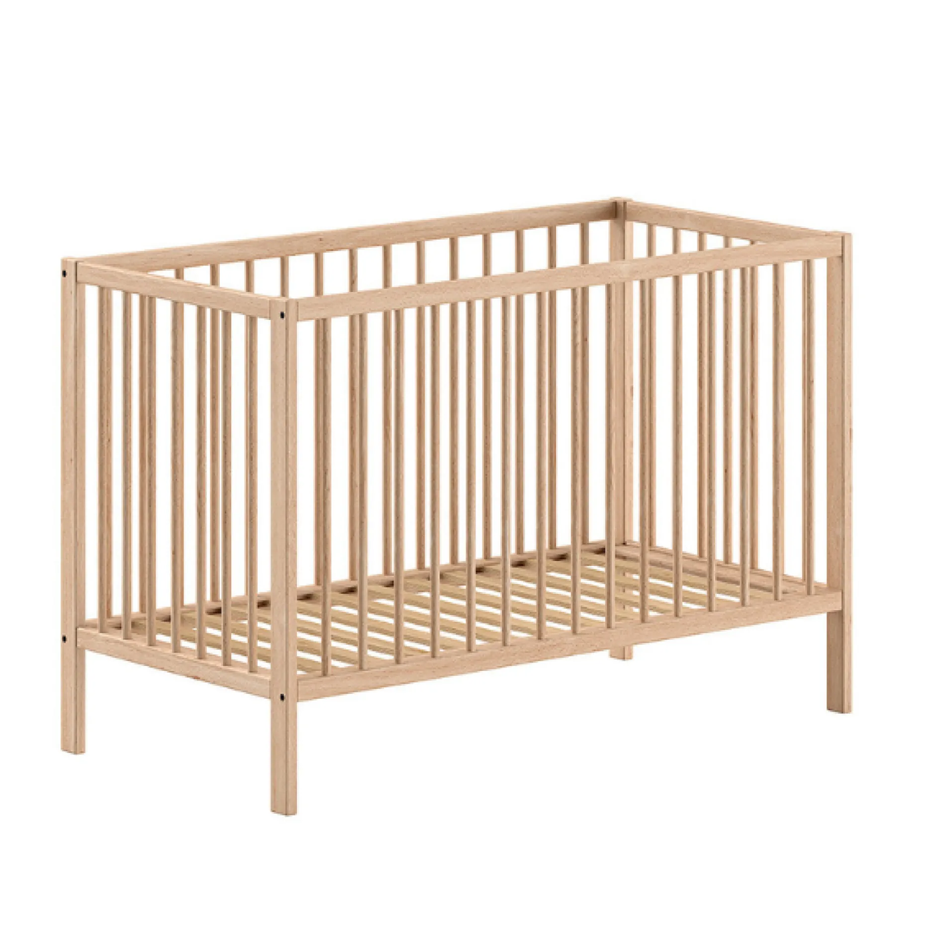 DinoBabyzimmer : Babybett 60x120cm und Wickeltisch - Kiefernholz