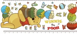 Disney Winnie The Pooh - Wachstumskarte-Cm