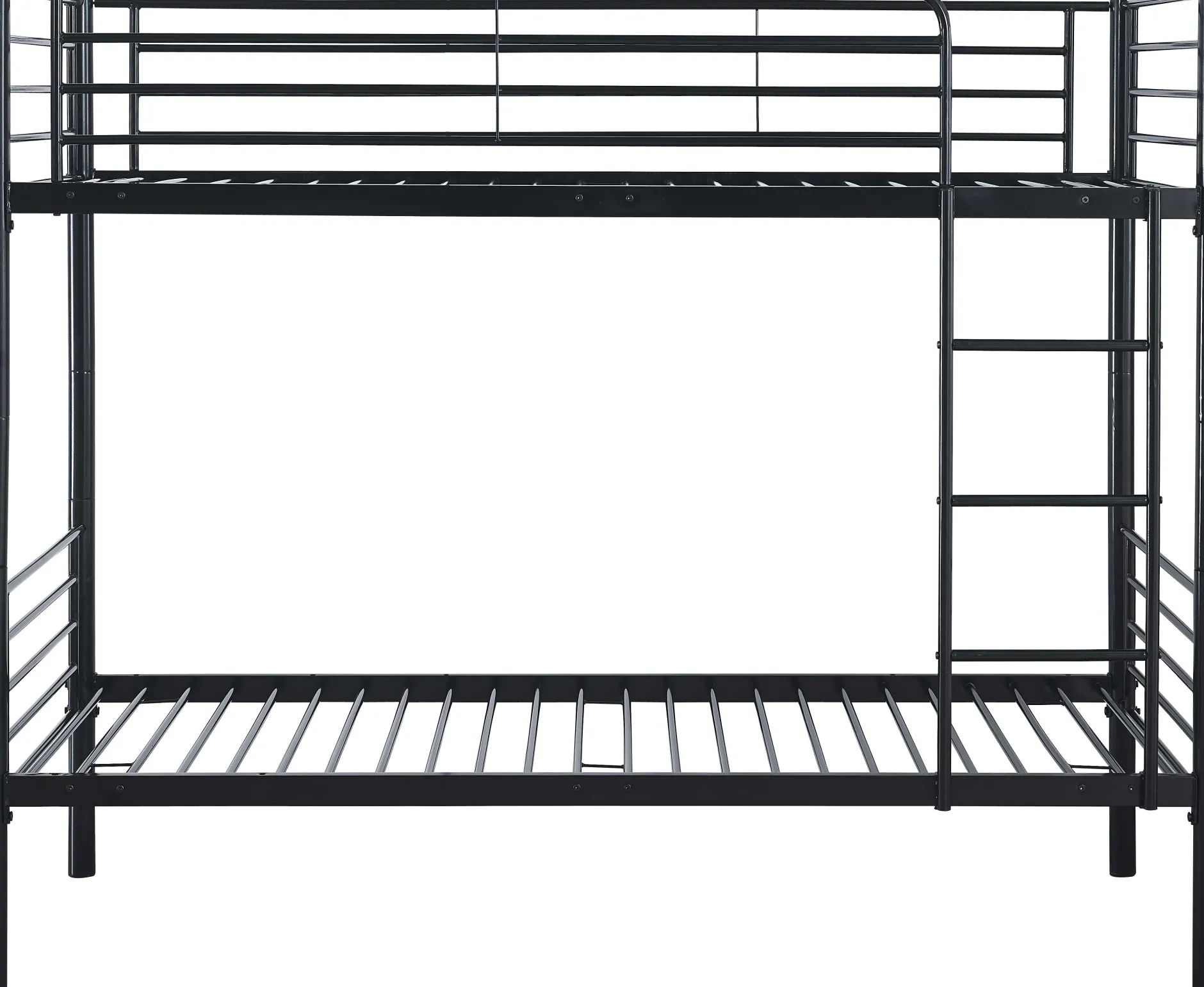 Dixie Etagenbett 90x200cm - Metall - mattschwarz