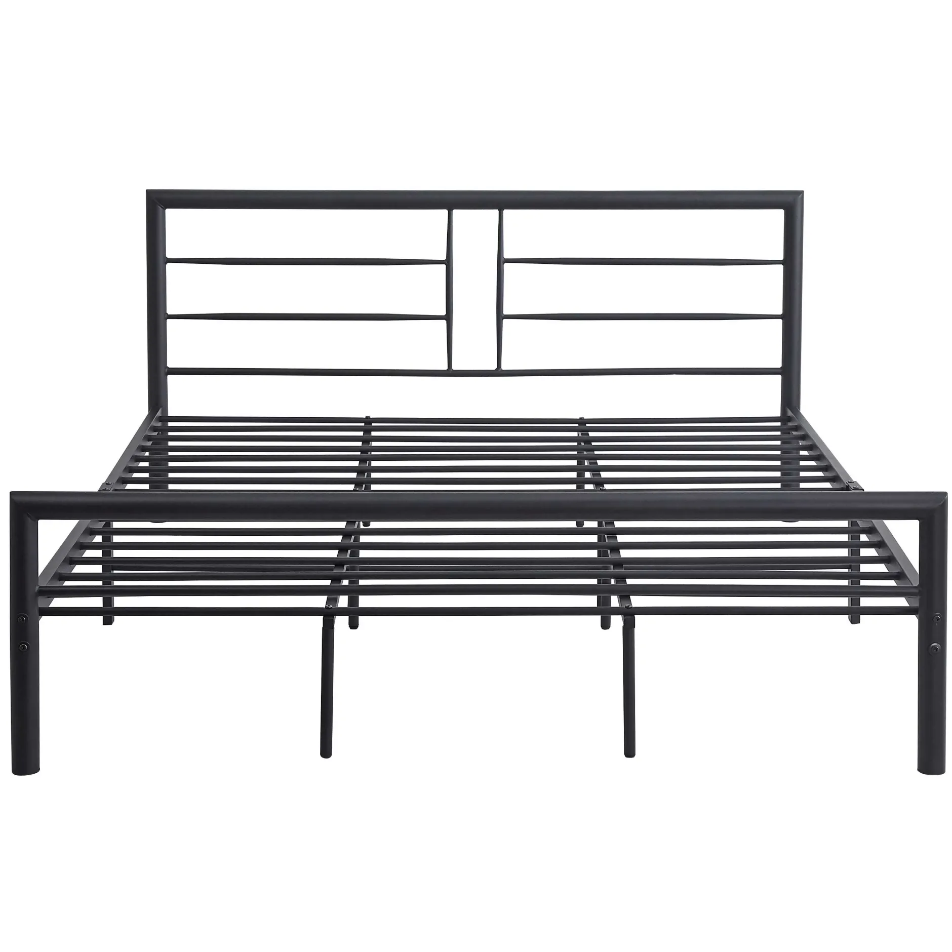 Dixon Metall-Doppelbett - 160x200cm - mattschwarz