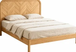 Doppelbett Alessia - 160x200cm - mit Lattenrost - massiver Eiche