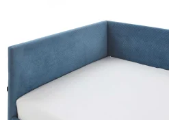 Doppelbett Cool | Mit Rückenlehne | 140 x 200 cm | Blaues Design