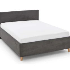 Doppelbett Cool | 140 x 200 cm | Anthrazit Design