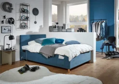 Doppelbett Cool | 140 x 200 cm | Design Blau