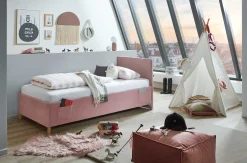 Doppelbett Cool | 140 x 200 cm | Rosa Design