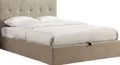 Doppelbett Corbi mit Lagerung 140x200 - Sand