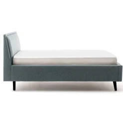 Doppelbett Estee 140x200 - blau/schwarz