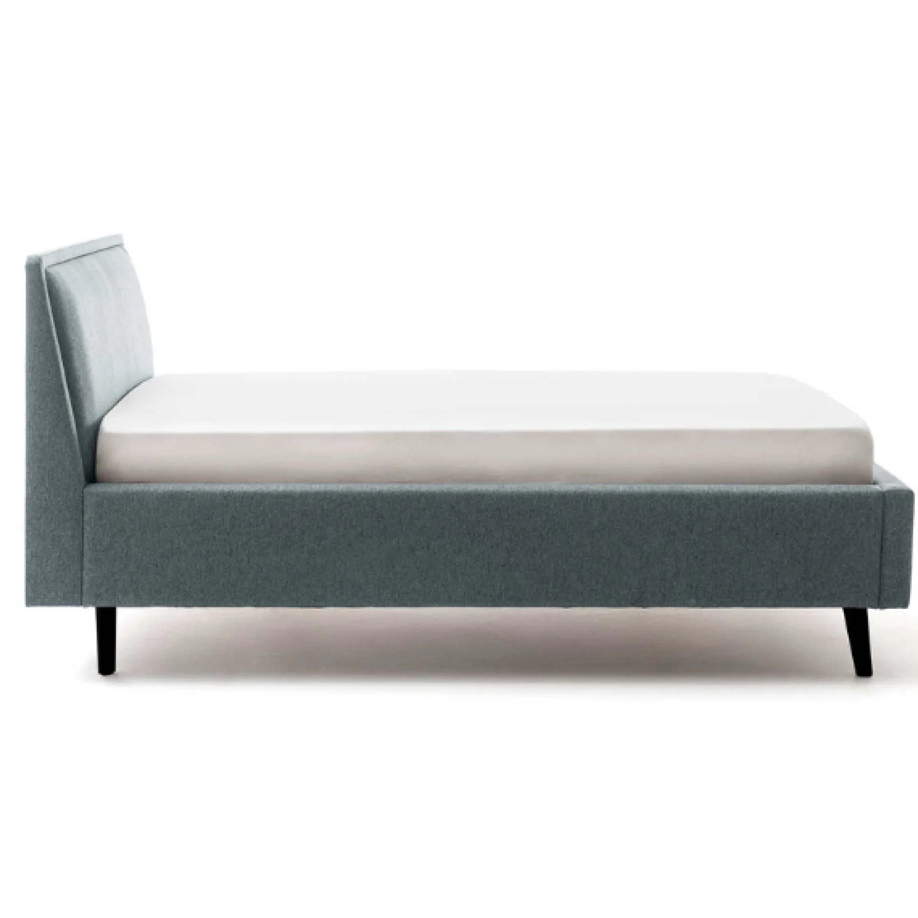 Doppelbett Estee 140x200 - blau/schwarz