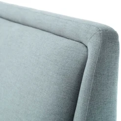 Doppelbett Estee 160x200cm - eisblau/schwarz