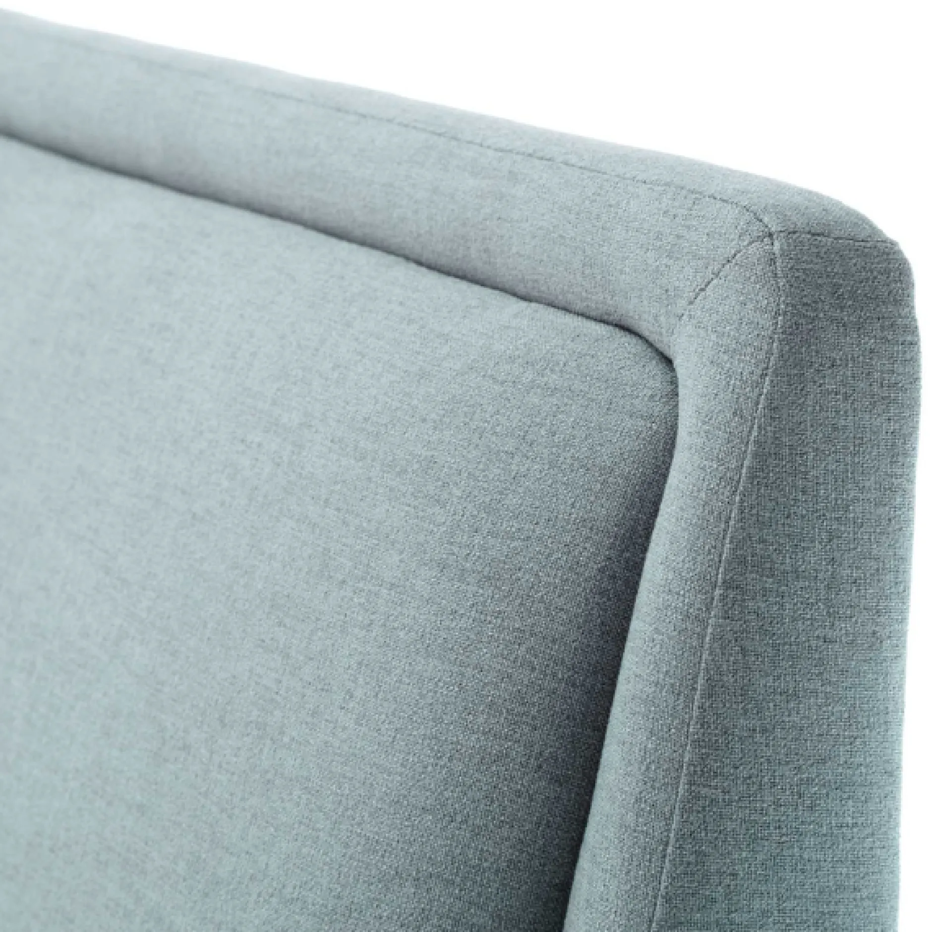 Doppelbett Estee 140x200cm - eisblau/schwarz