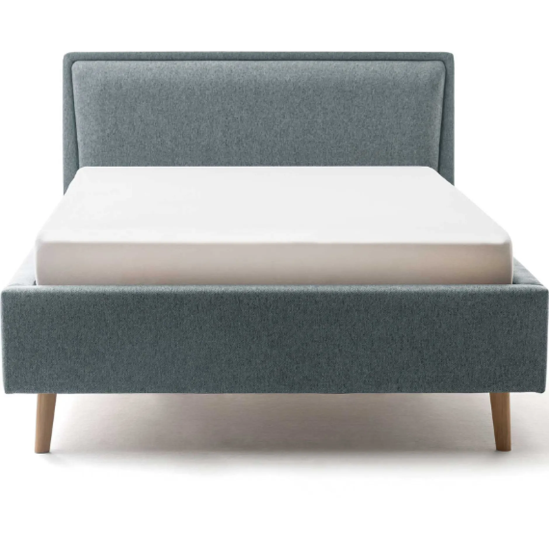 Doppelbett Estee 180x200 mit Stauraum - blau/Eiche