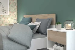 Doppelbett Hardy 160x200 - Molke/Eiche