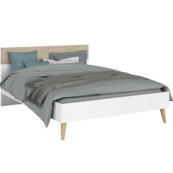Doppelbett Hardy 160x200 - Molke/Eiche