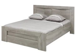 Doppelbett Hayden mit Schublade 140x200 - Eiche hellgrau