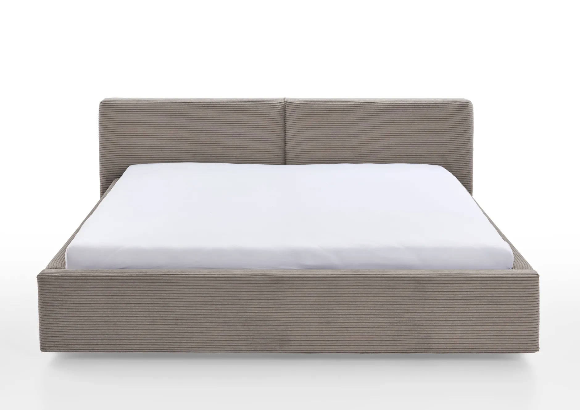 Doppelbett Kubrik | 160 x 200 cm | Taupe