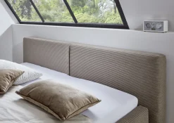 Doppelbett Kubrik | 160 x 200 cm | Taupe