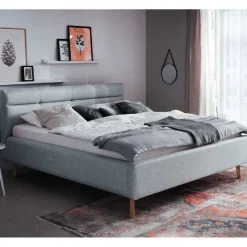 Doppelbett Laika 180x200cm mit Stauraum - blau