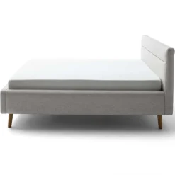Doppelbett Laika 160x200cm mit Stauraum - grau
