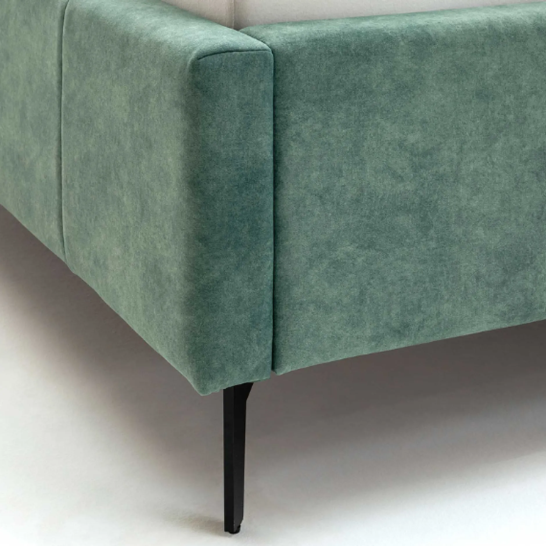 Doppelbett Lizzie 180x200cm mit Stauraum - grün