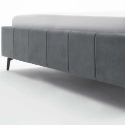 Doppelbett Lizzie 180x200cm mit Stauraum - anthrazit