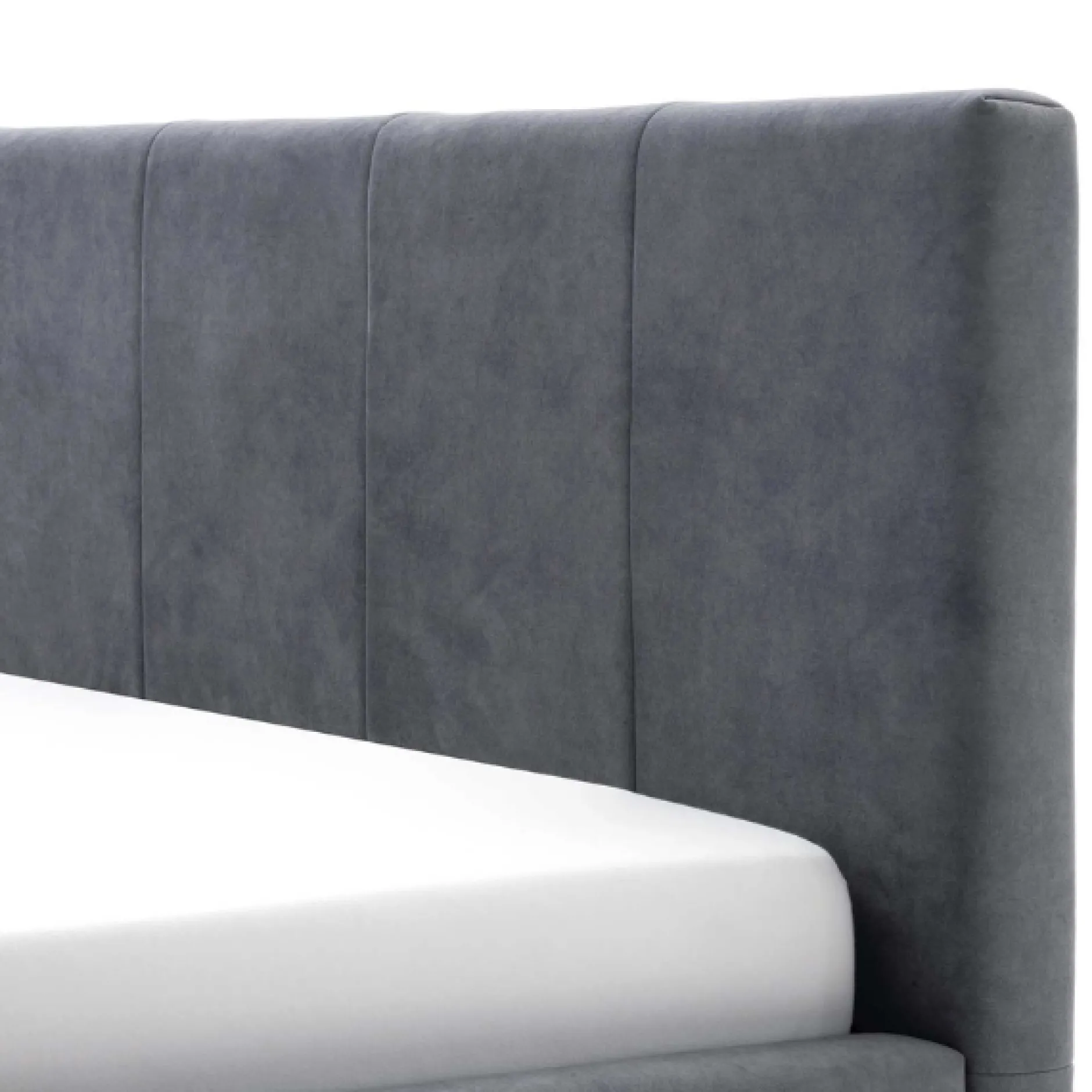 Doppelbett Lizzie 180x200cm mit Stauraum - anthrazit