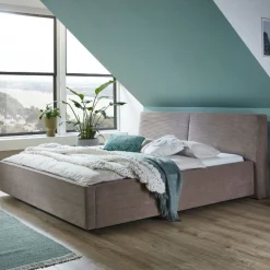 Doppelbett Mitoma | 160 x 200 cm | Design Taupe
