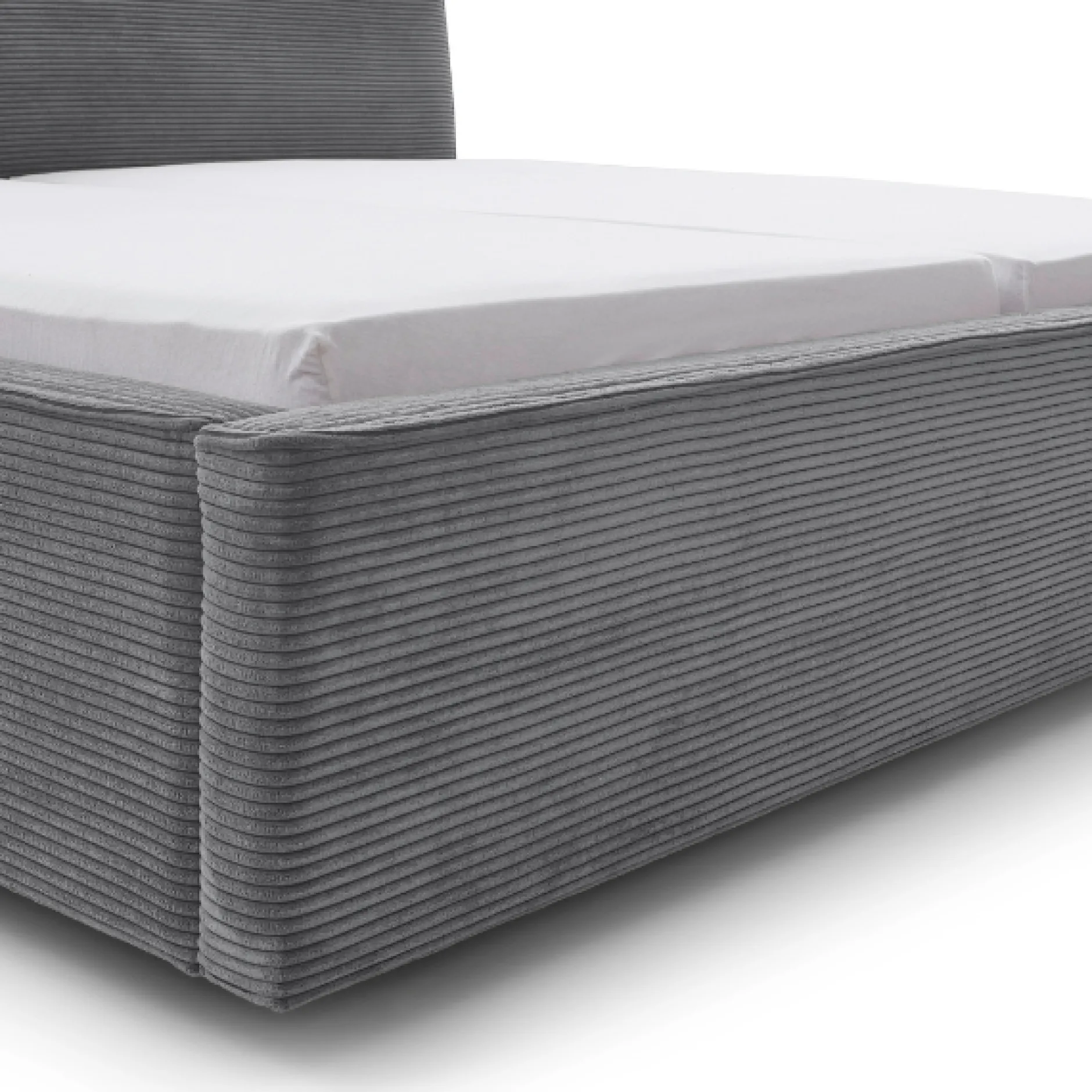 Doppelbett Mitoma | 180 x 200 cm | Design Grau