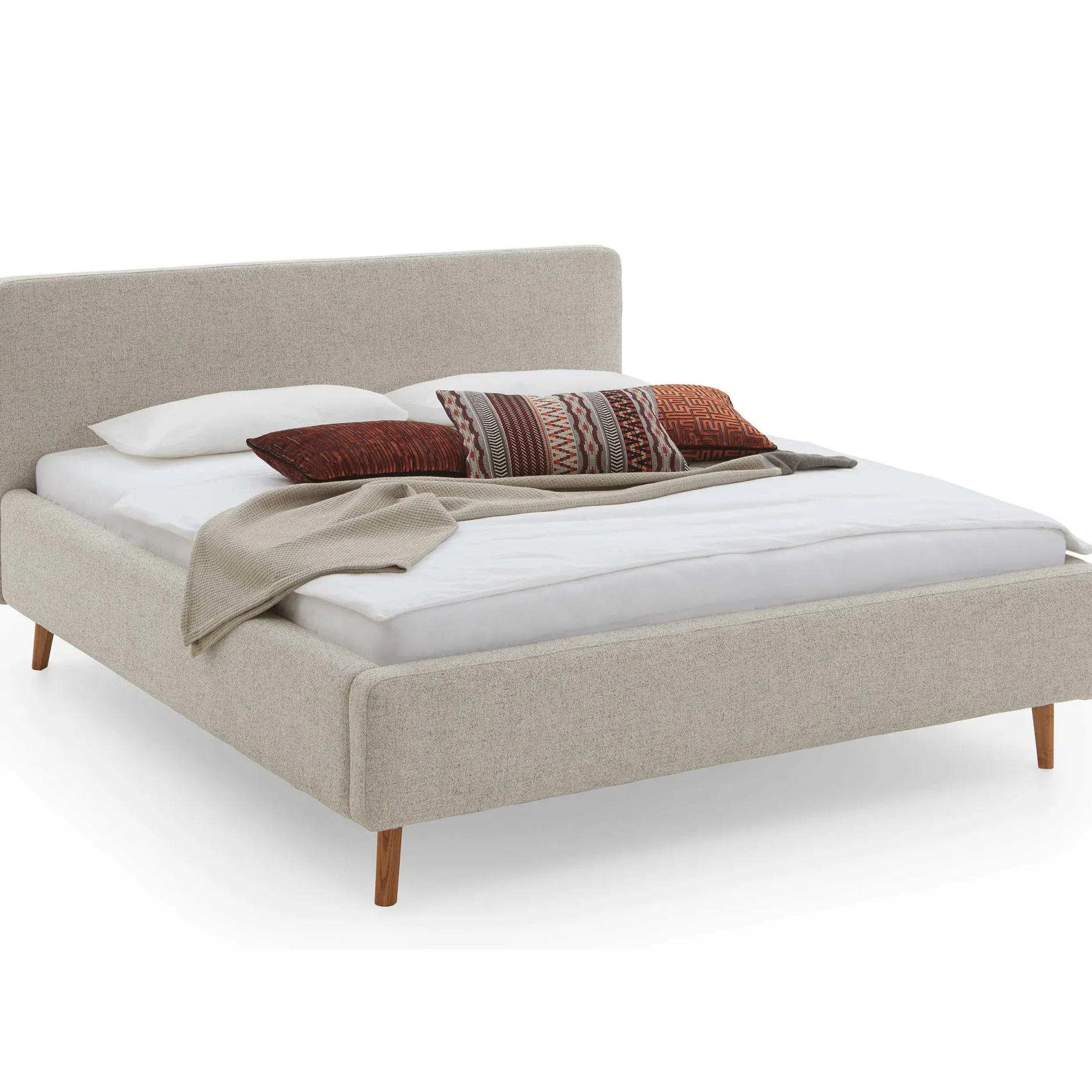 Doppelbett Nielsen | 140 x 200 cm | Beige