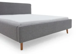 Doppelbett Nielsen | 140 x 200 cm | Grau