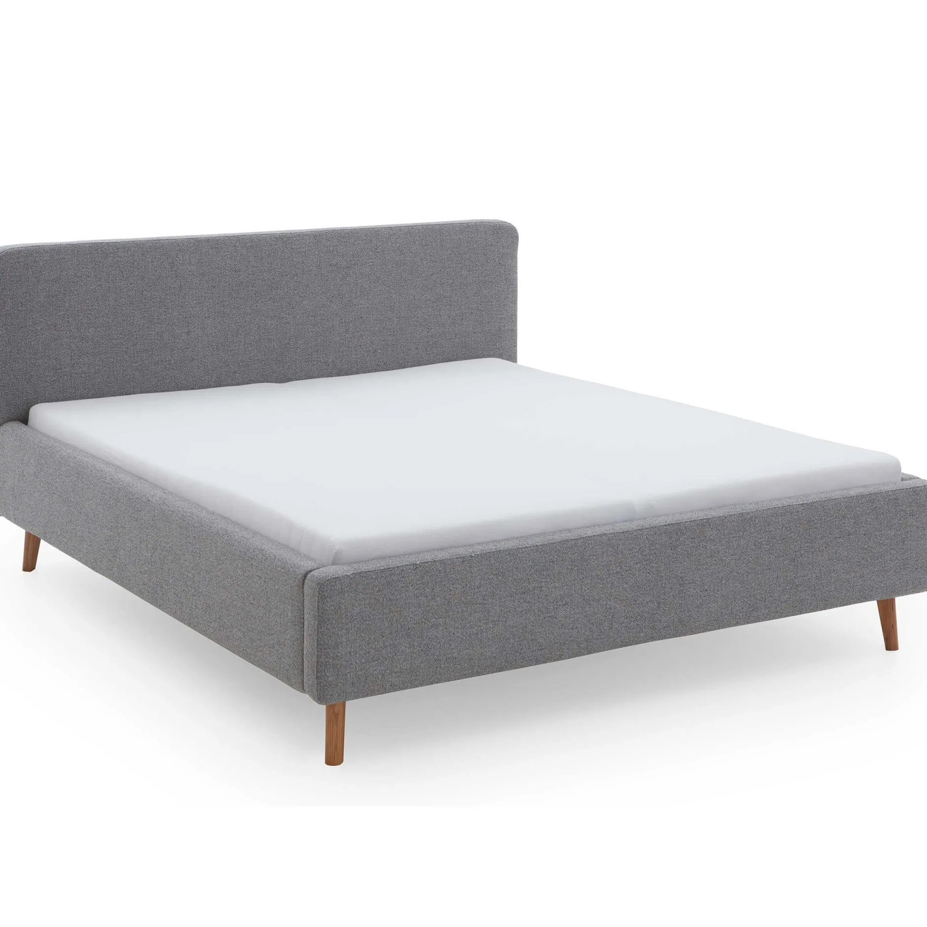 Doppelbett Nielsen | 160 x 200 cm | Grau