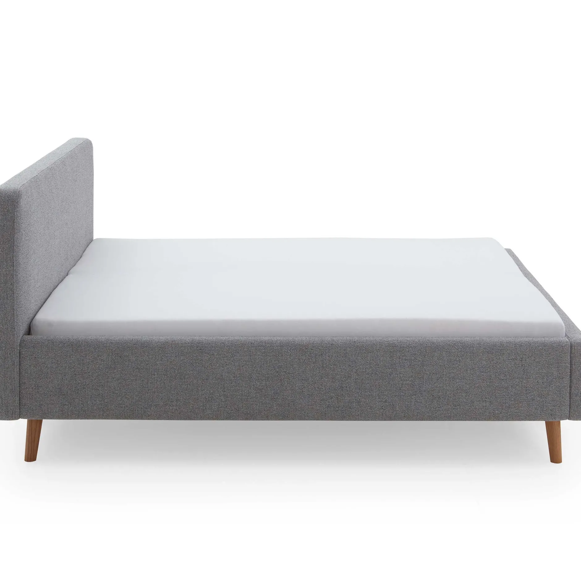 Doppelbett Nielsen | 180 x 200 cm | Grau