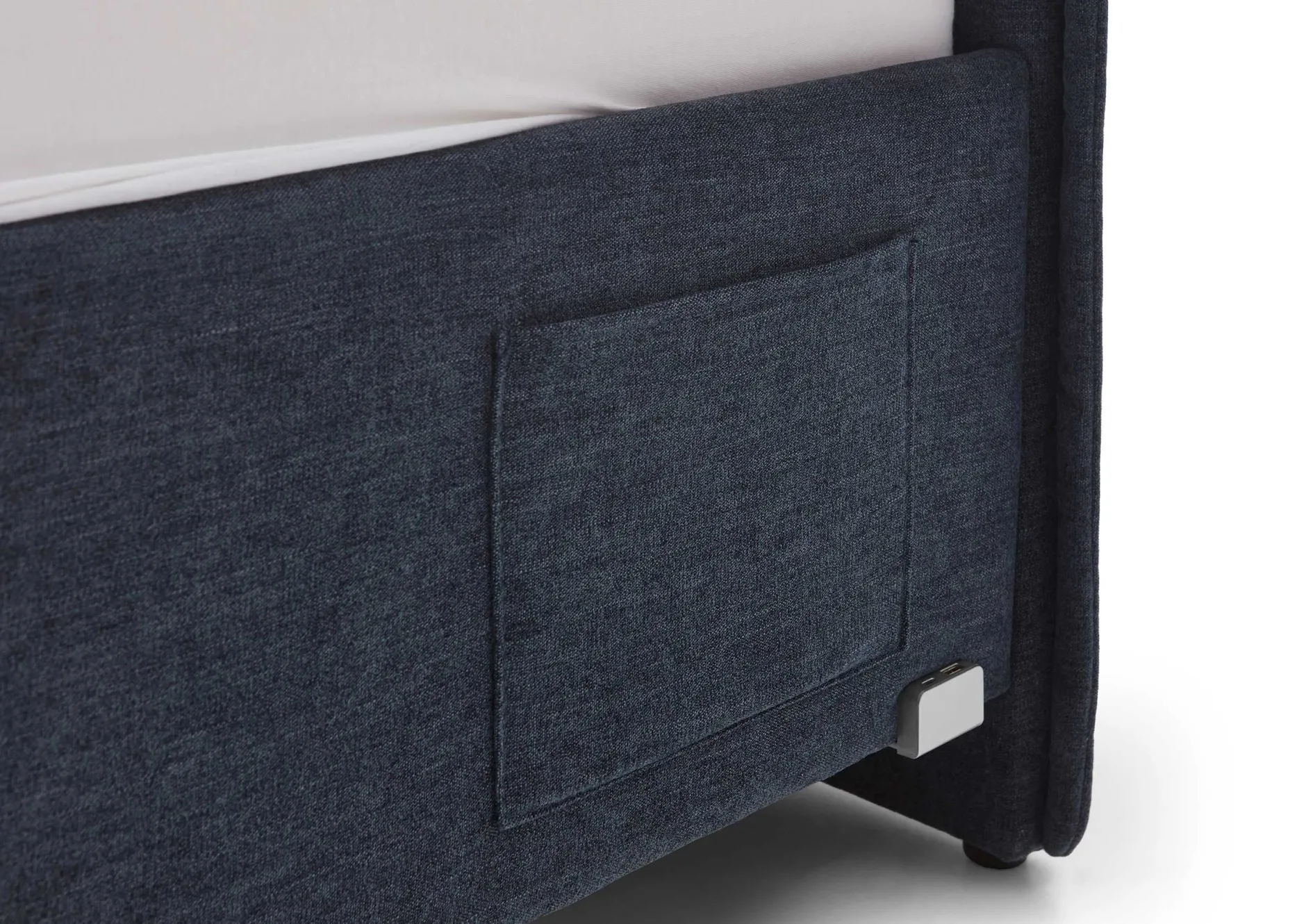 Doppelbett Ollie | 140 x 200 cm | Blaues Design