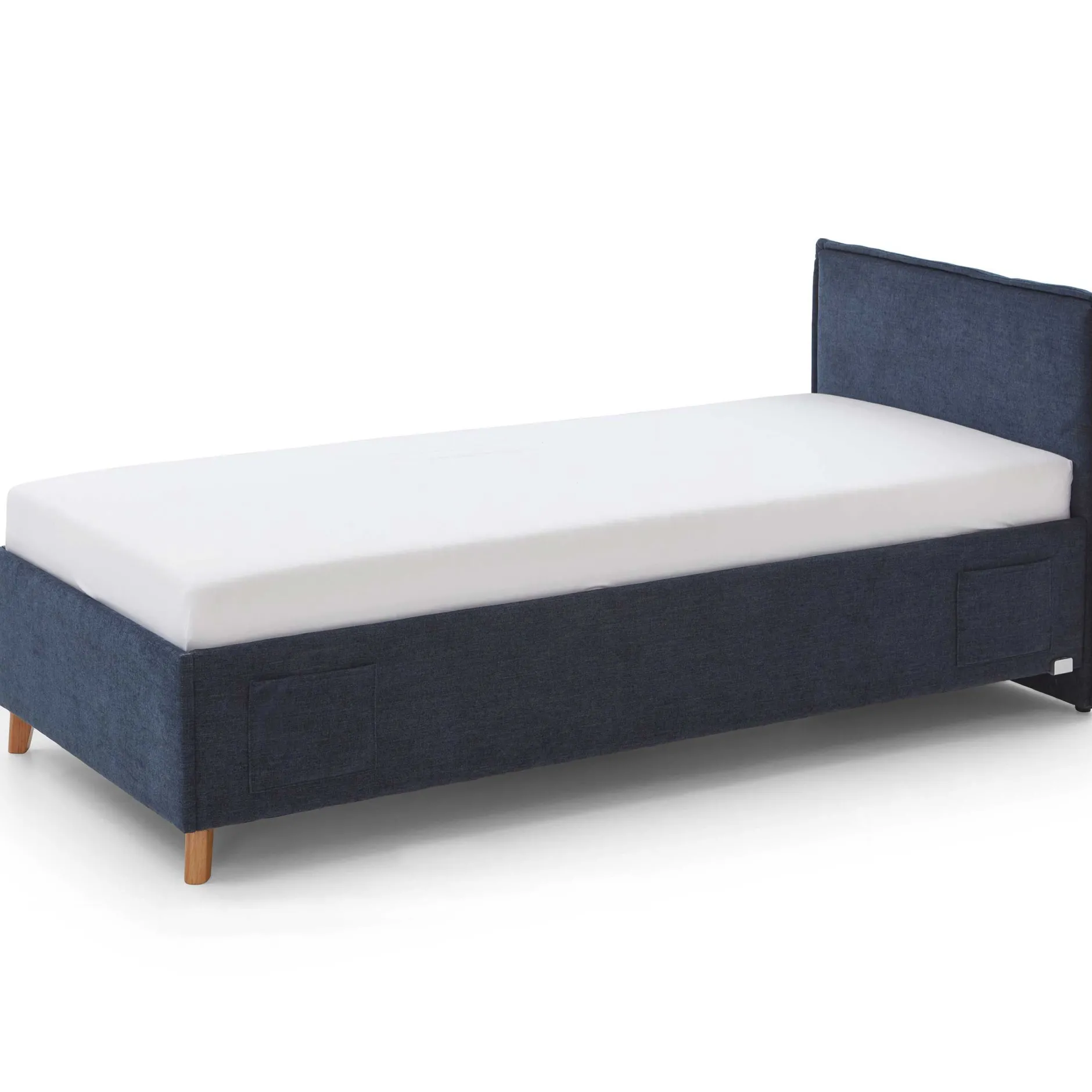Doppelbett Ollie | 140 x 200 cm | Blaues Design