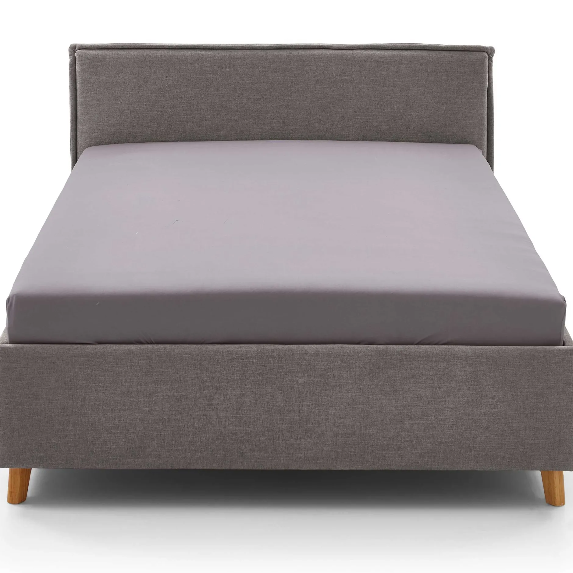 Doppelbett Ollie | 140 x 200 cm | Design Grau