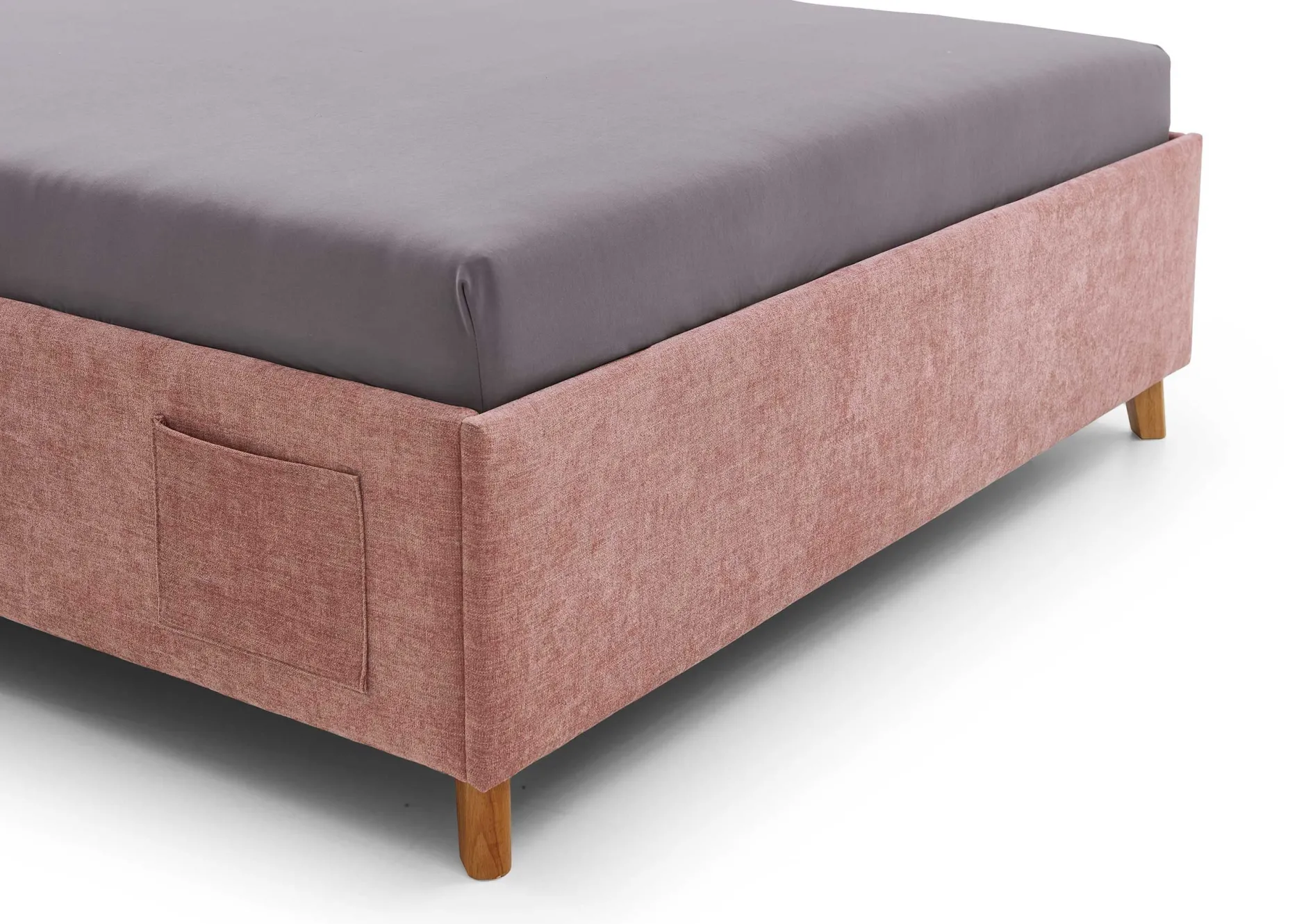 Doppelbett Ollie | 140 x 200 cm | Rosa Design