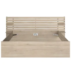 Doppelbett Tokio 180x200cm - Eiche Dekor / weiß
