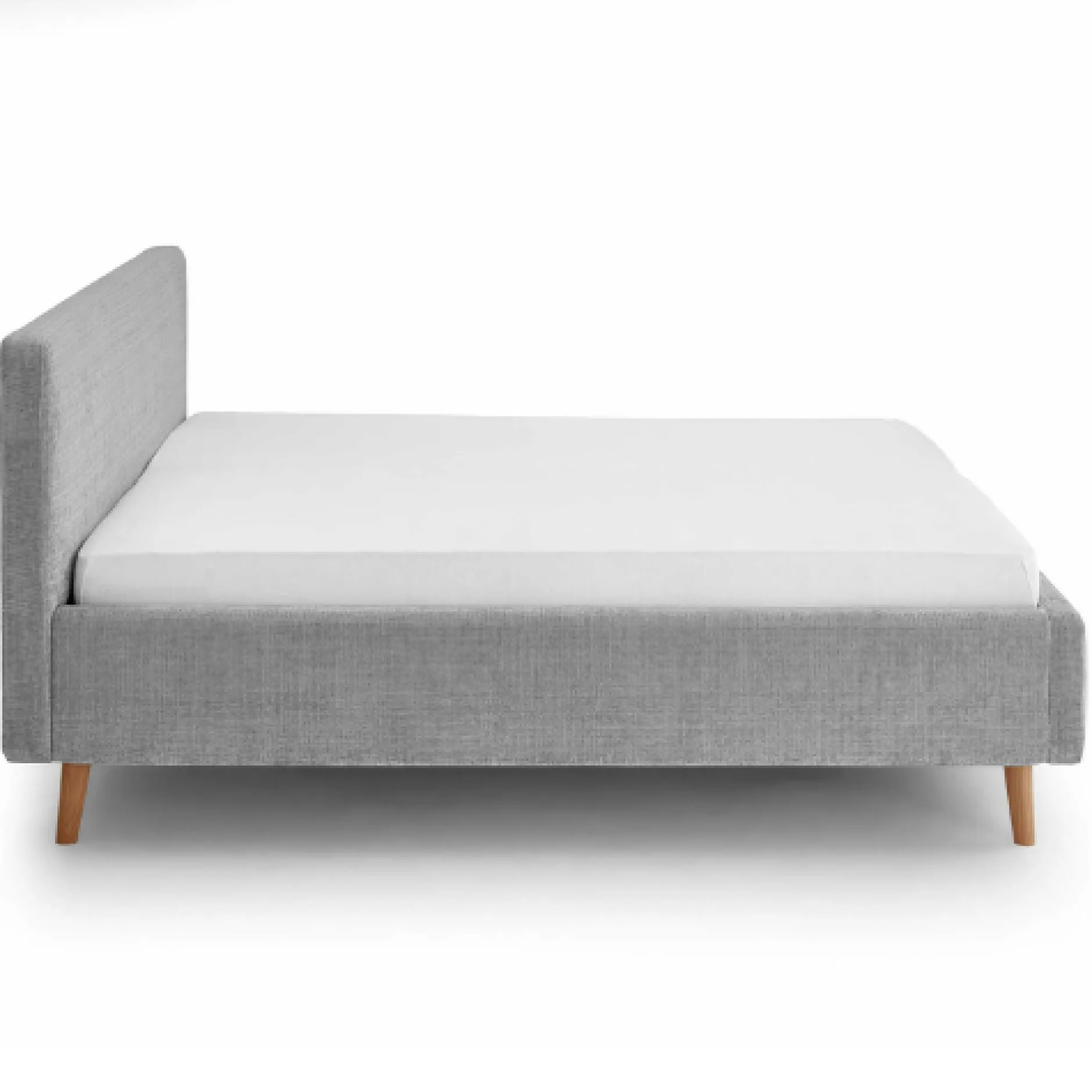 Doppelbett Younes 160x200cm - grau