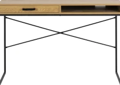 Dover Schreibtisch 110cm - mit Ablageschublade - Wildeiche