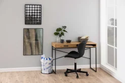 Dover Schreibtisch 110cm - mit Ablageschublade - Wildeiche