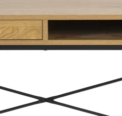 Dover Schreibtisch 110cm - mit Ablageschublade - Wildeiche