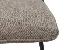 Drehbarer Barhocker Lara | 48 x 56 x 103 cm | Sandfarbenes Design