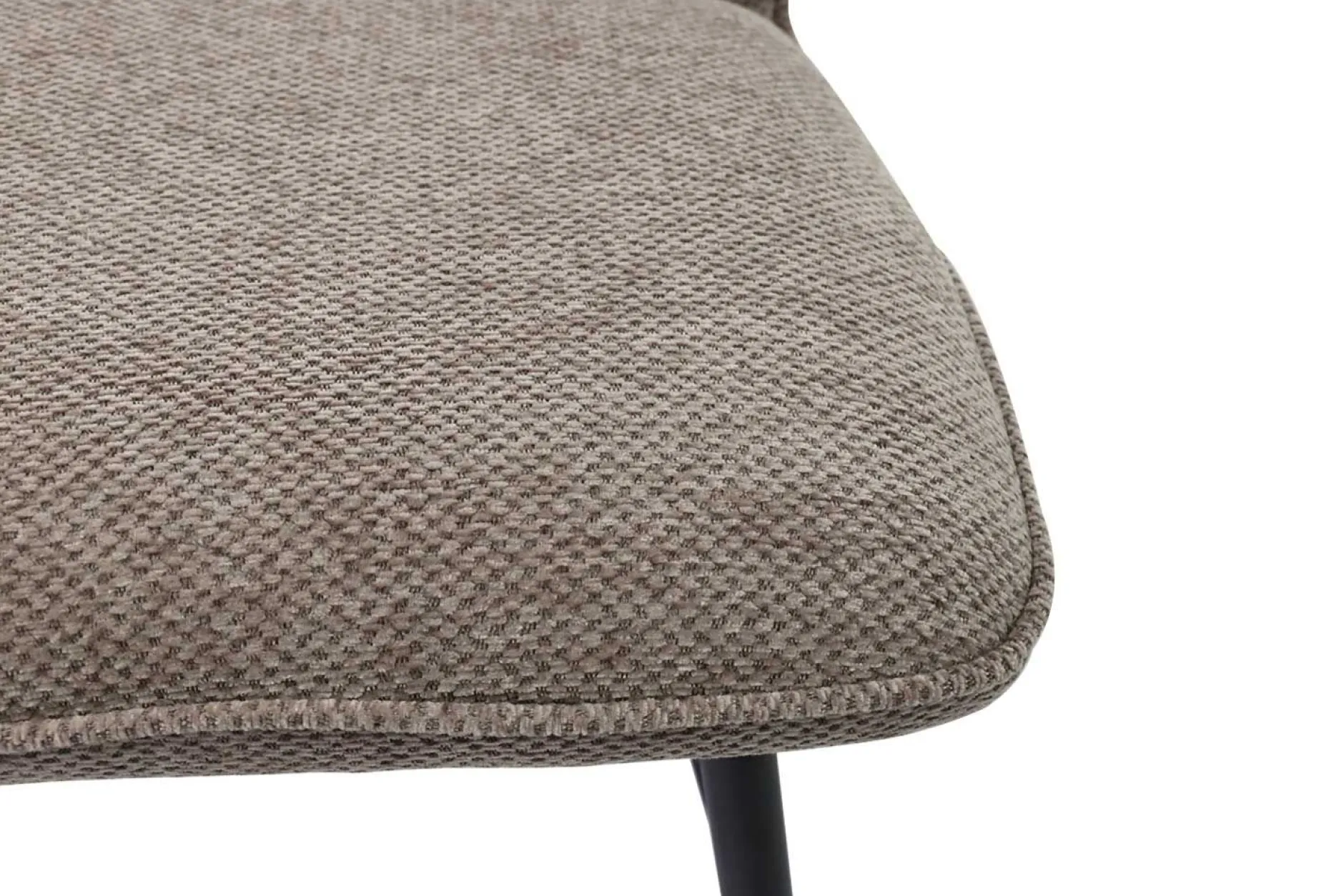 Drehbarer Barhocker Lara | 48 x 56 x 103 cm | Sandfarbenes Design